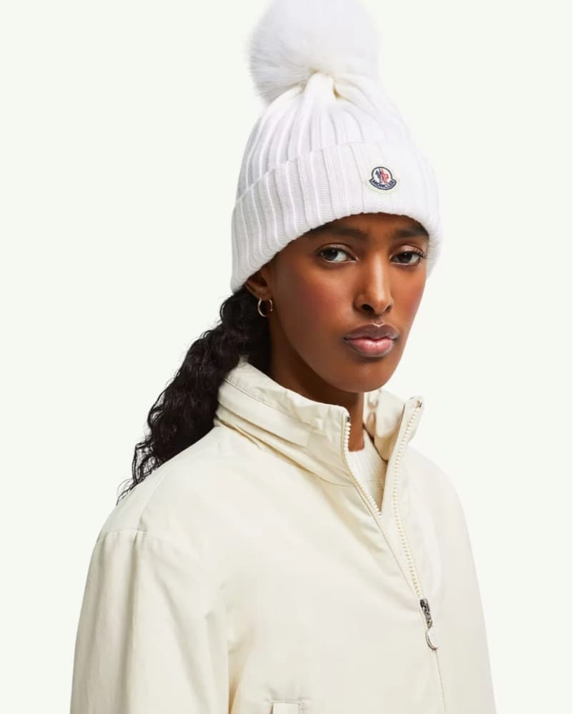 Moncler Pom Pom Beanie  - Image 1