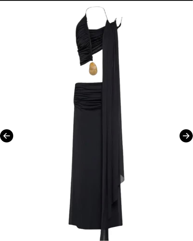 Christopher Esber Stone Jersey Dress - Image 2