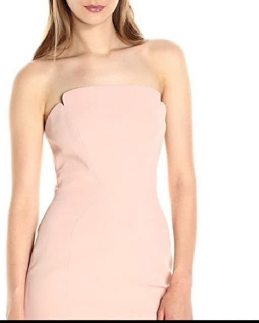 jill Stuart Pink Strapless Gown - Image 4