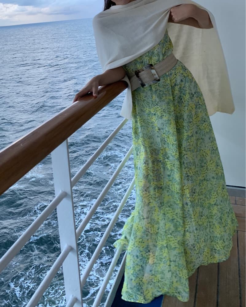 Vibrant Floral Maxi Dress - Image 1