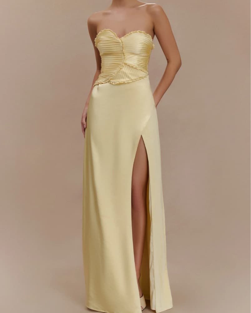 Meshki Larissa Satin Maxi Dress  - Image 1