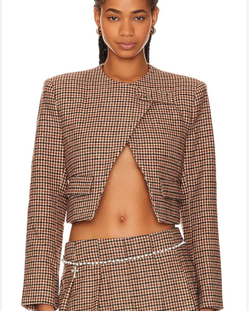 Loba Cropped Blazer - Image 1