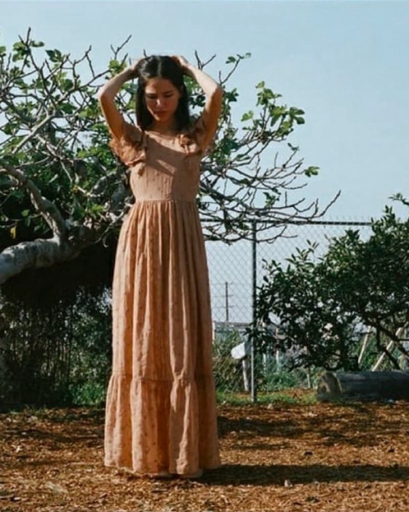 Doen Flora Embroidered Maxi Dress  - Image 1