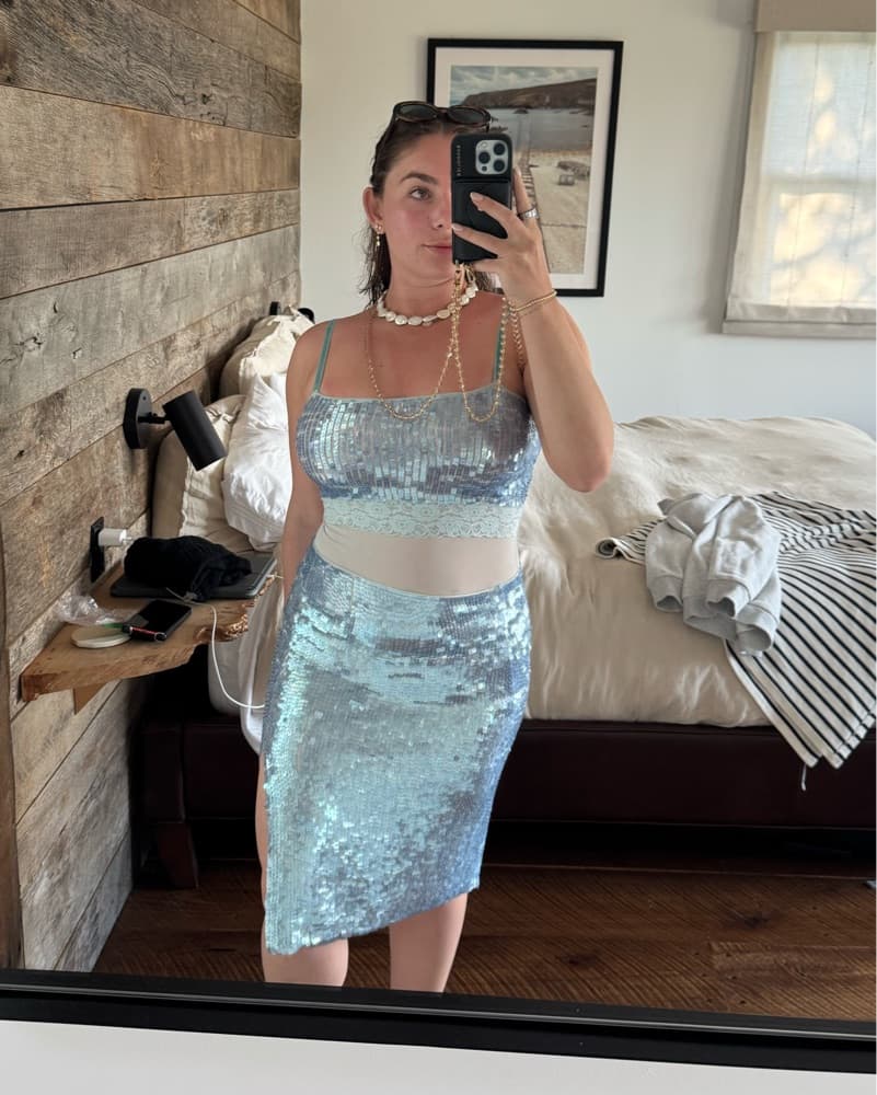 Shimmering Sequin Matching Set - Image 3