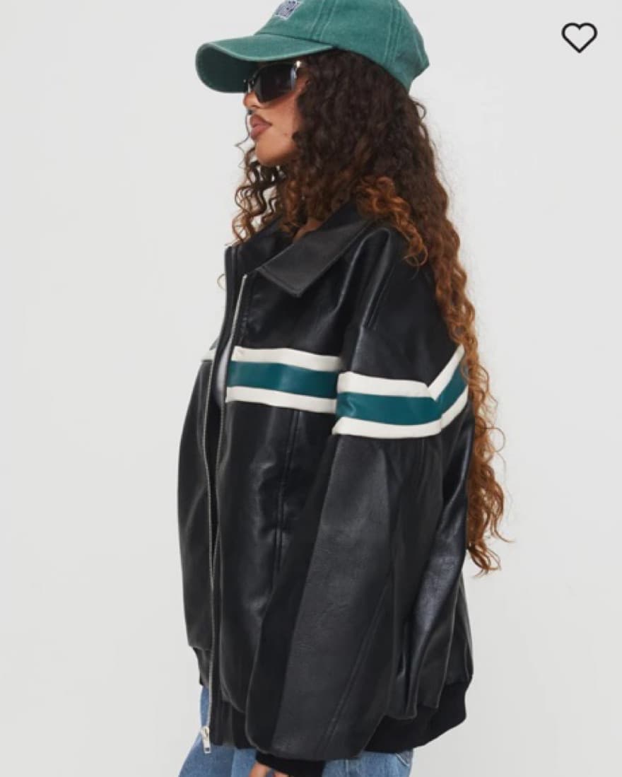 Princess Polly Faux Leather Jacket - Image 3