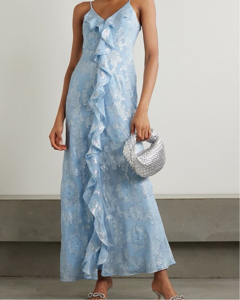 Love shack fancy blue june dress - Image 1