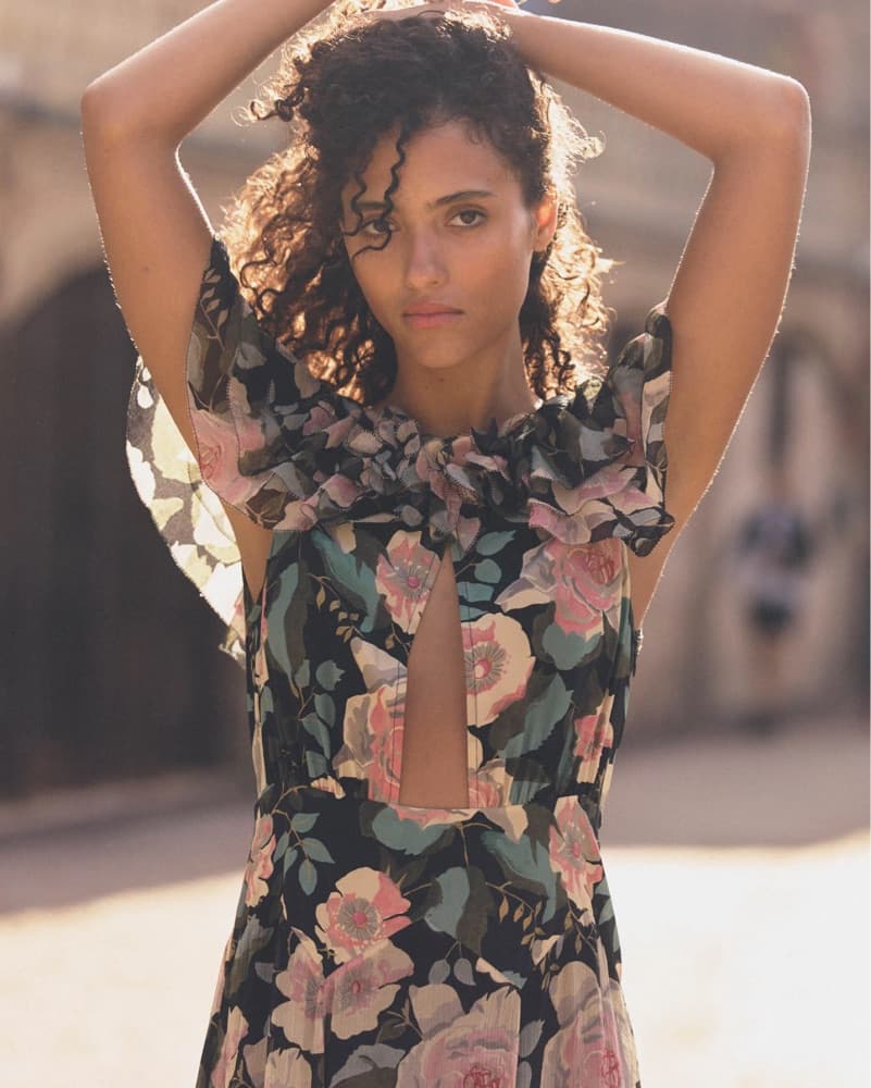Doen Amira Dress Rose Garden Floral - Image 2