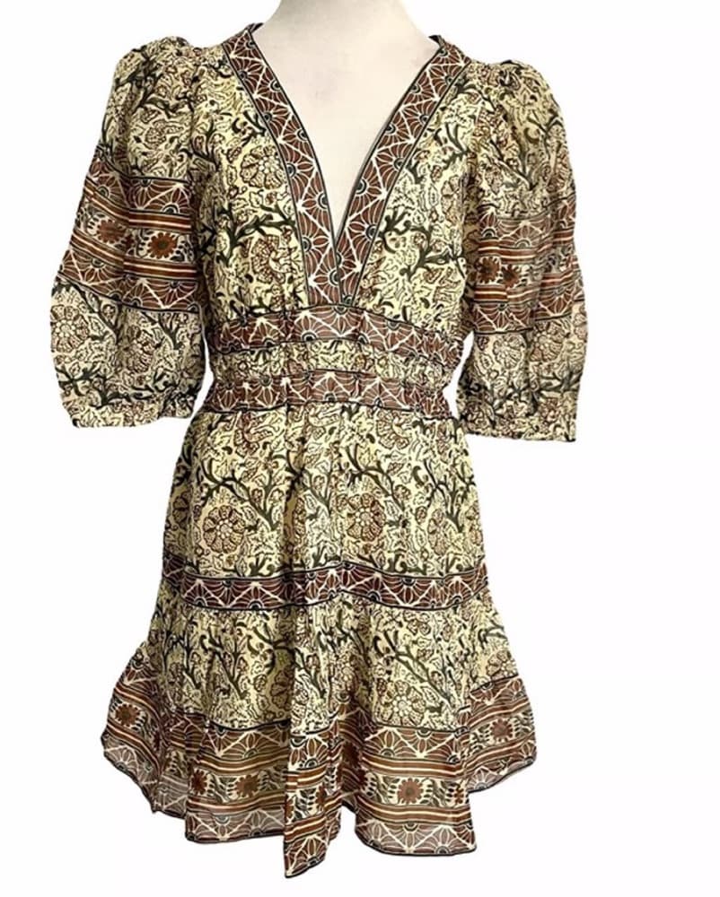 Sea Marlee Print Puff Sleeve Dress - Image 2