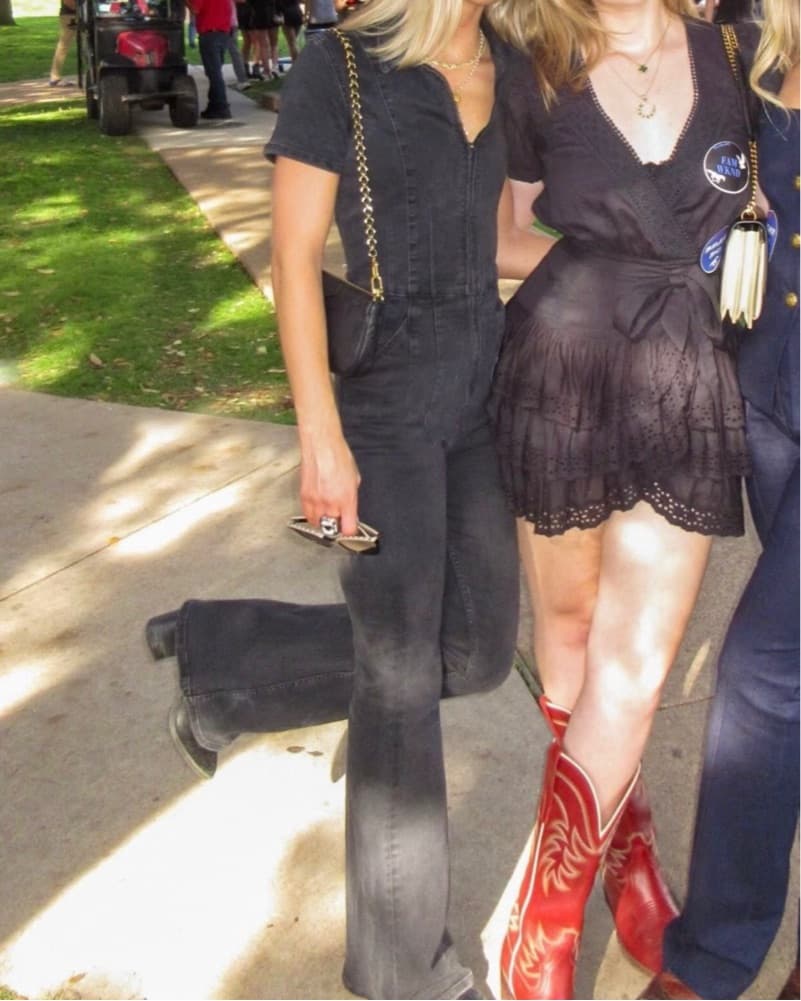  Black Denim Jumpsuit  - Image 2