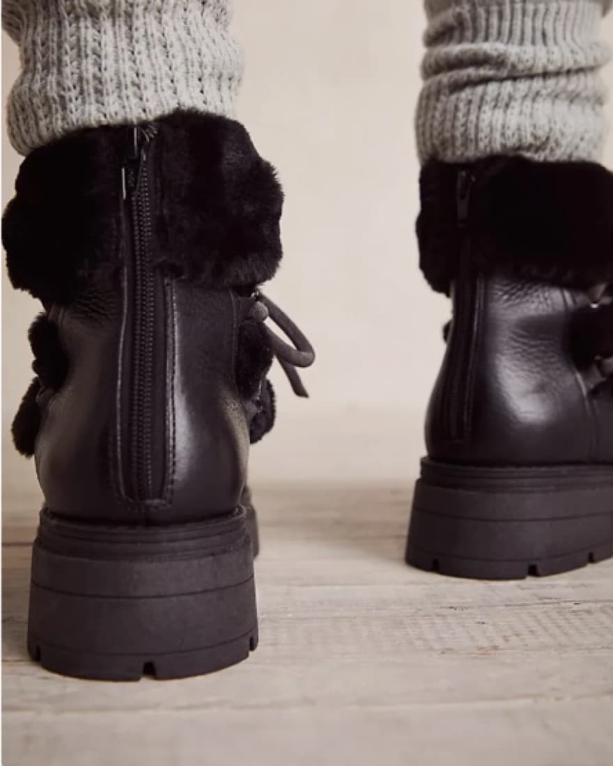 Free People Faux Fur Boots - Image 2