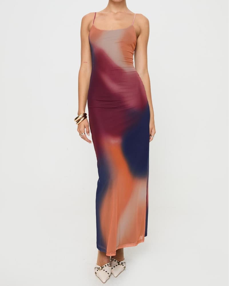 Sunset Ombre Maxi Dress - Image 1