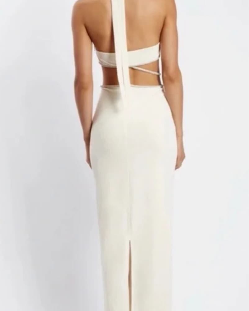 Meshki Sophisticated Halter Dress - Image 3