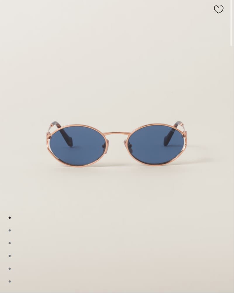 Miu Miu Logo Sunglasses - Image 2