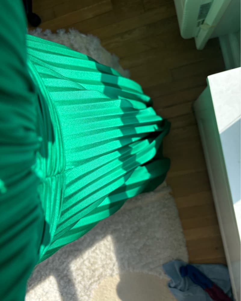 Vintage Emerald Green Long Dress  - Image 3