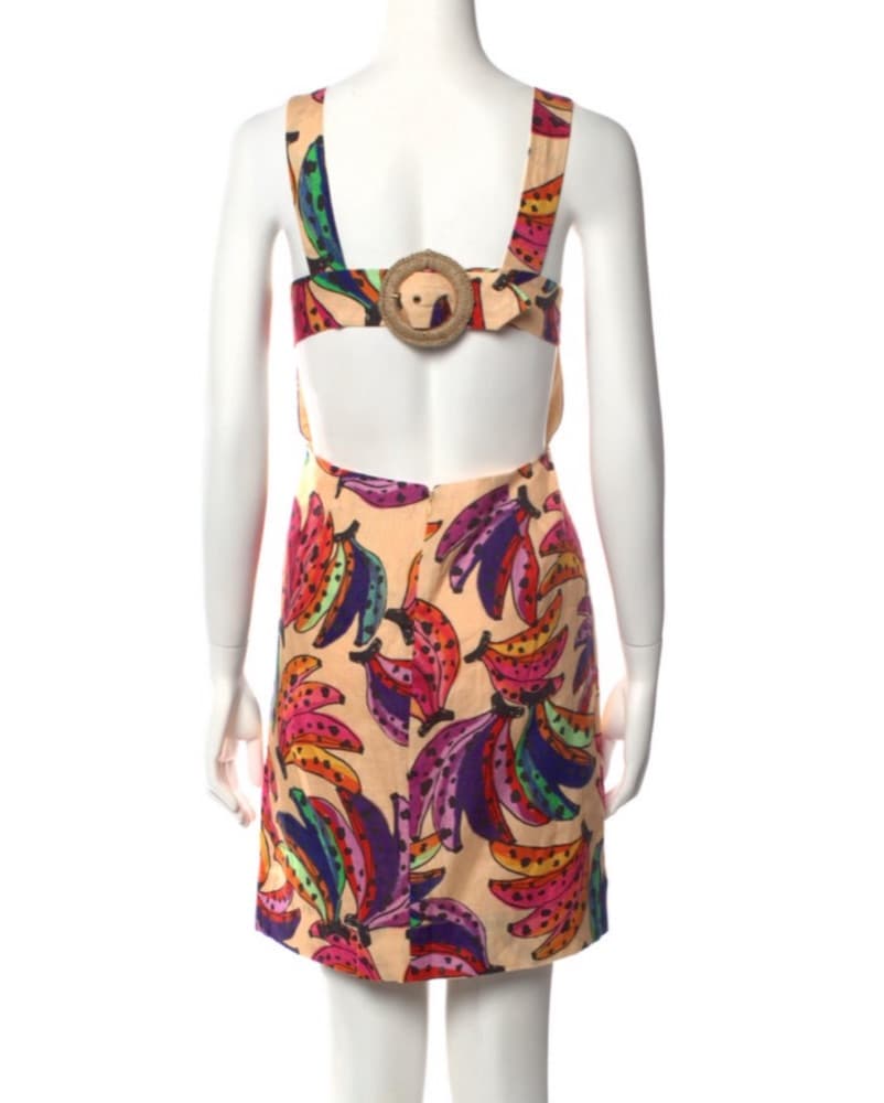 Farm Rio Banana Mini Dress - Image 3