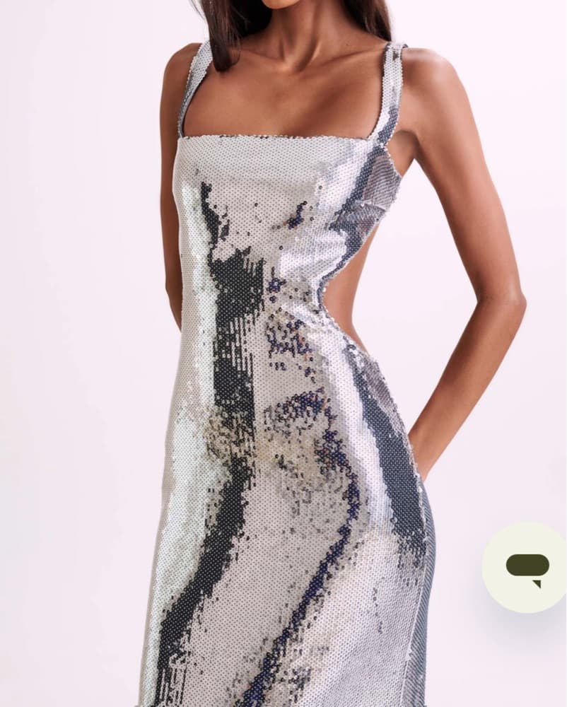 Meshki Adoria Sequin Cut Out Maxi Dress - Image 6