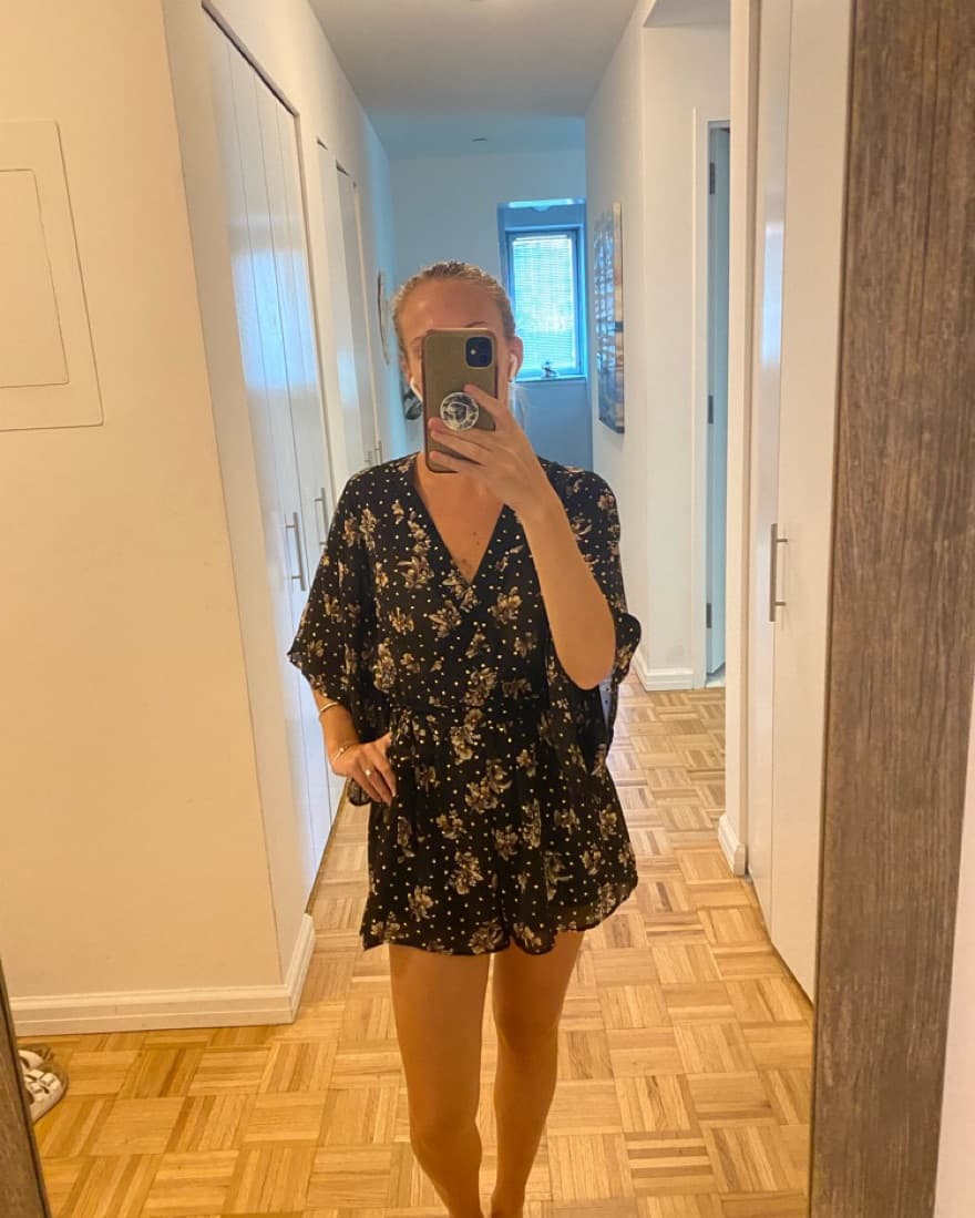 Black And Gold Romper - Image 2