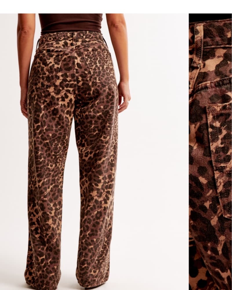 Bold Leopard Print Wide Leg Pants - Image 3