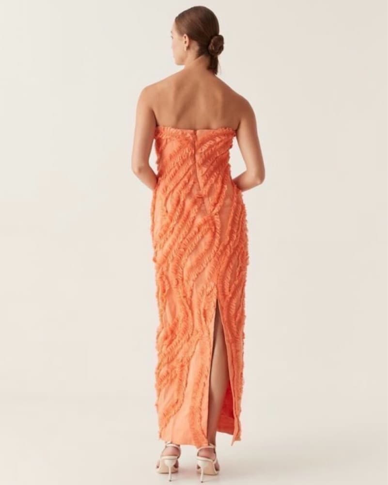 Aje Orange Maxi Dress - Image 3