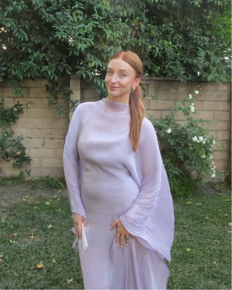 Esme Cape Wedding Guest Dress - Image 2