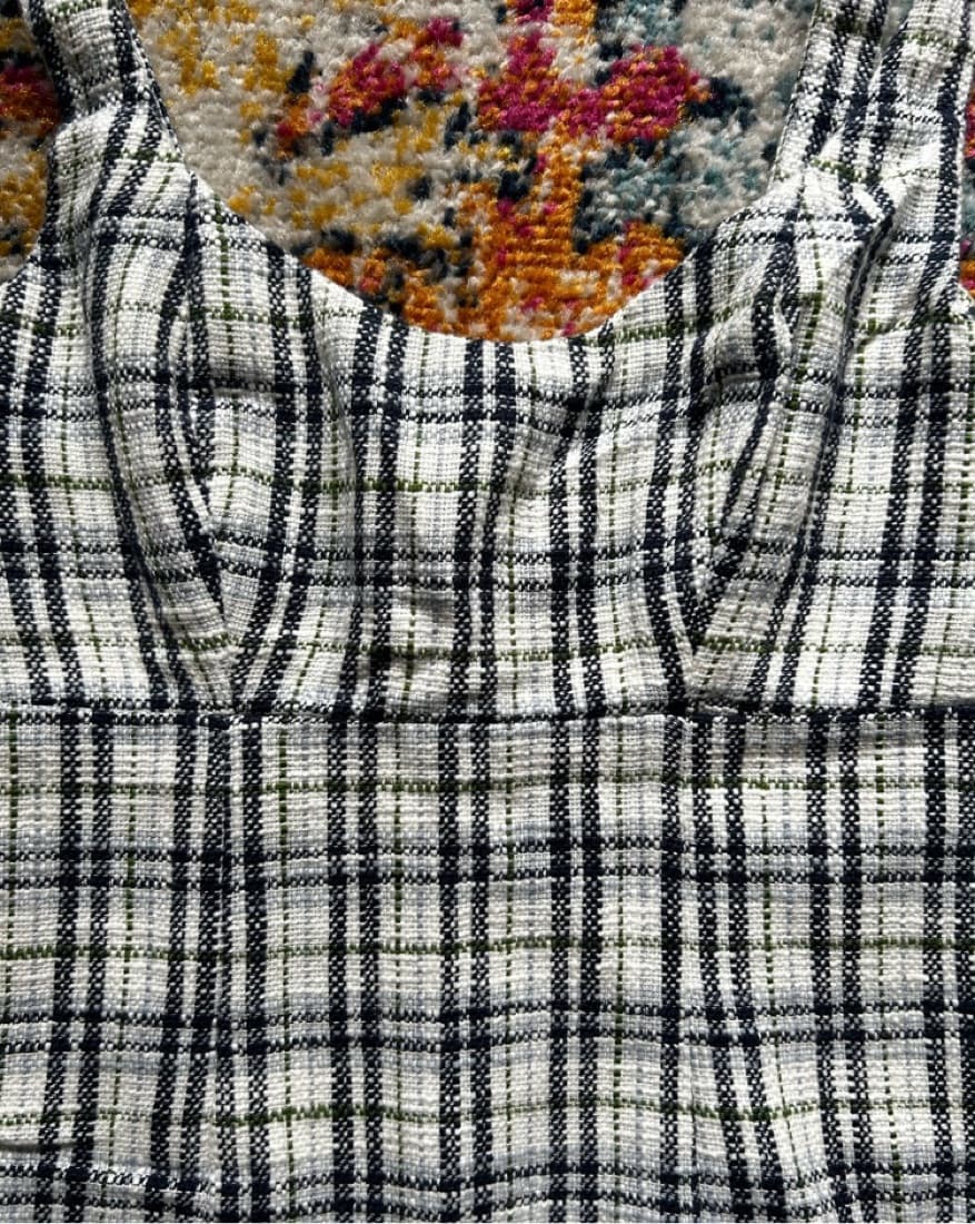 Tweed Corset Mini Dress - Image 4