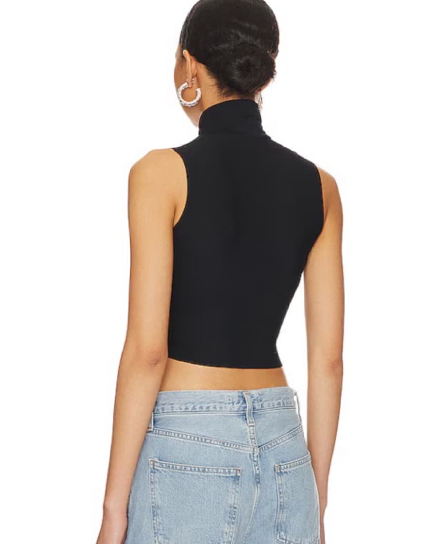 Butter Sleeveless Cropped Turtleneck  - Image 3