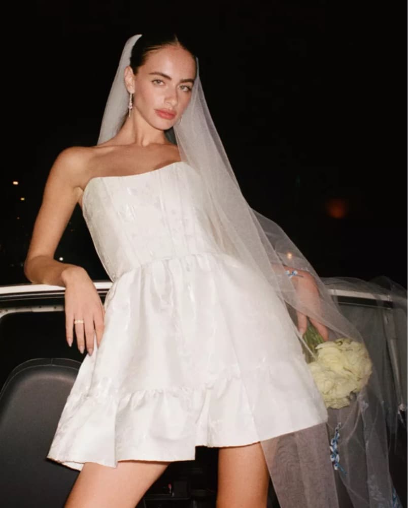 V. Chapman Ginny Strapless Mini Dress - Image 1