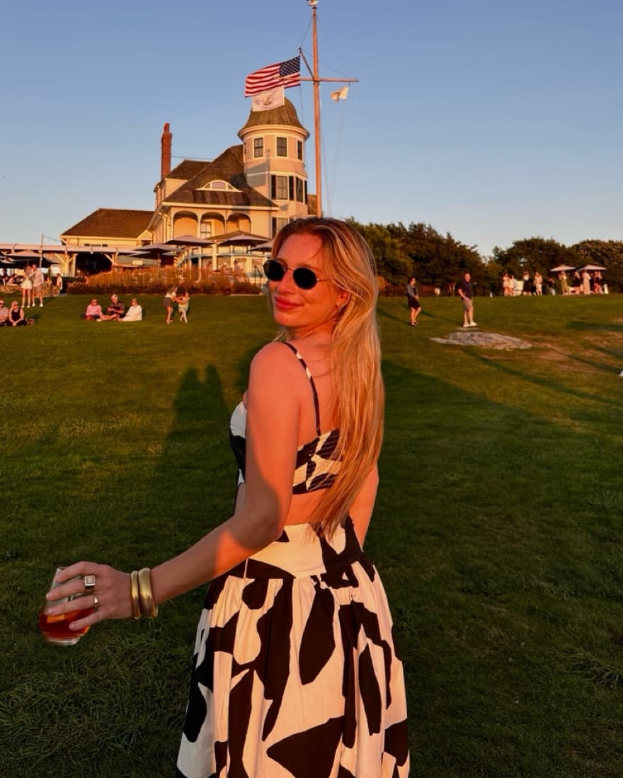 Abercrombie Black And White Cutout Dress - Image 1