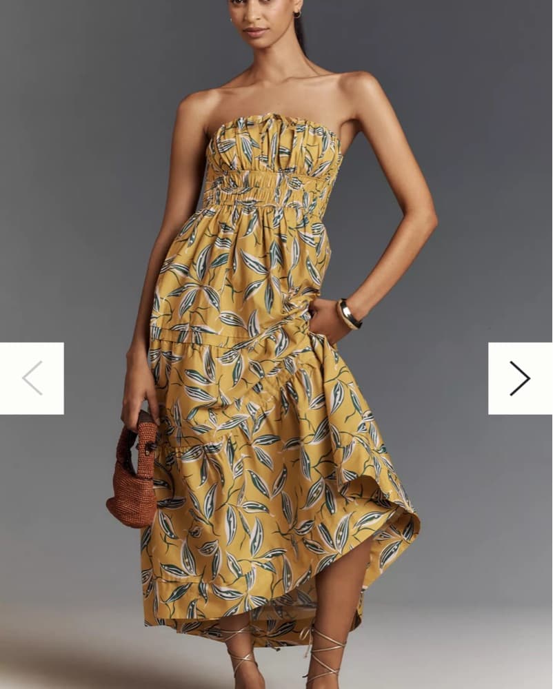 Anthro Yellow Maxi - Image 1