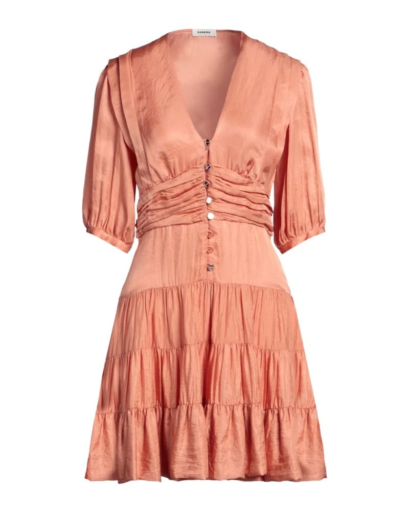 Sandro Orange Mini Dress - Image 2