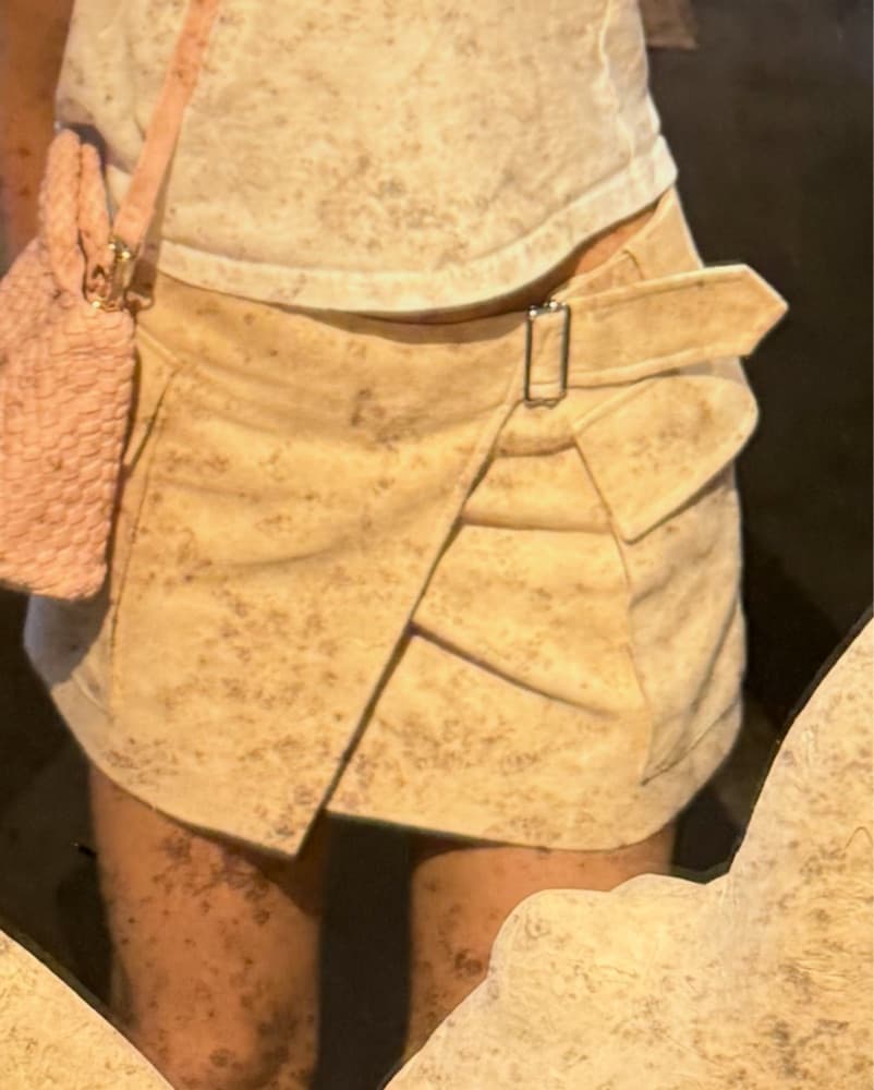 ALC Tan Cargo Skirt - Image 3
