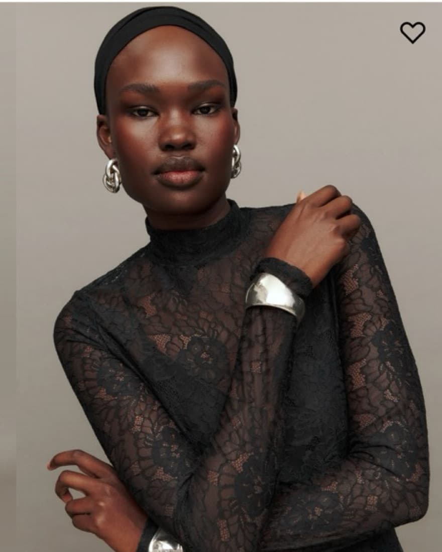 Elegant Lace Midi Dress - Image 5