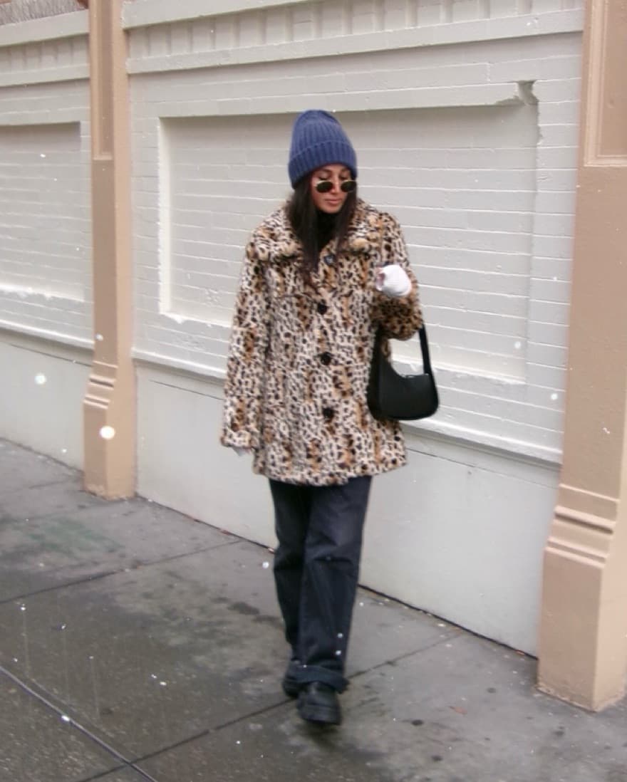 Leopard Fur Coat - Image 2