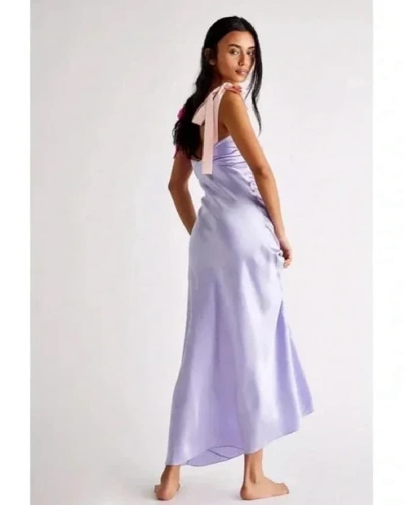Dannijo Bow Tie Strap Midi Dress - Image 3