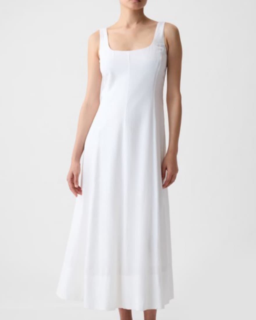 White Linen Dress - Image 1
