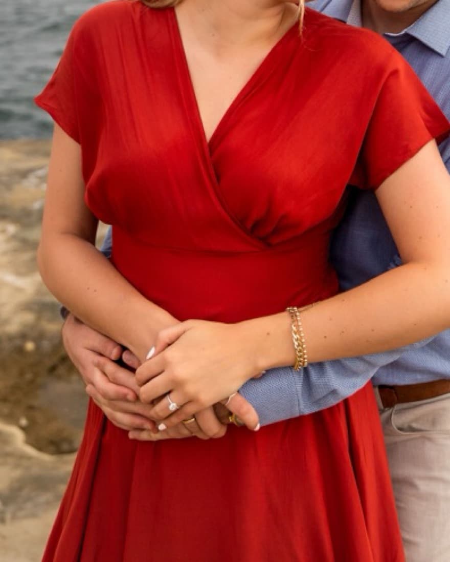 Midi Red Dress  - Image 4