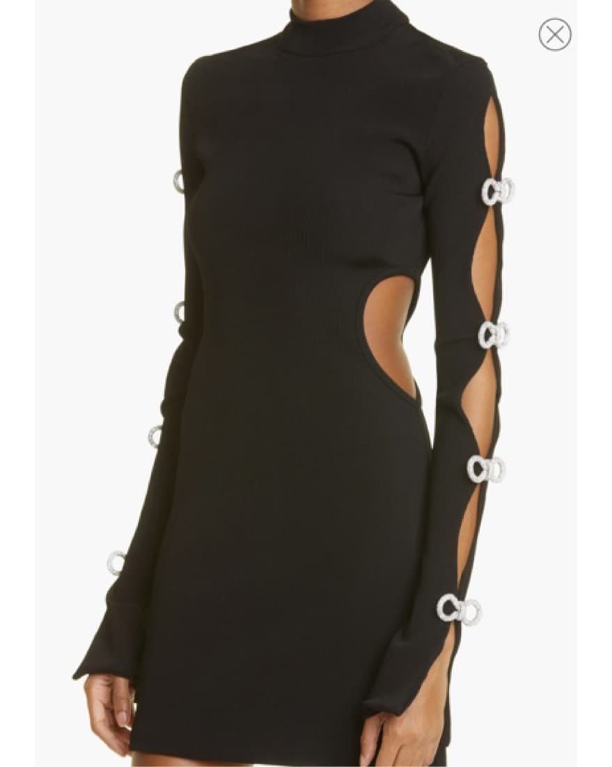 Mach & Mach Black Dress - Image 1