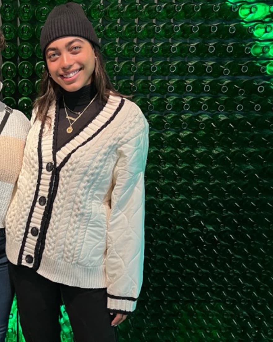 Sweater Bomber Jacket - Image 1