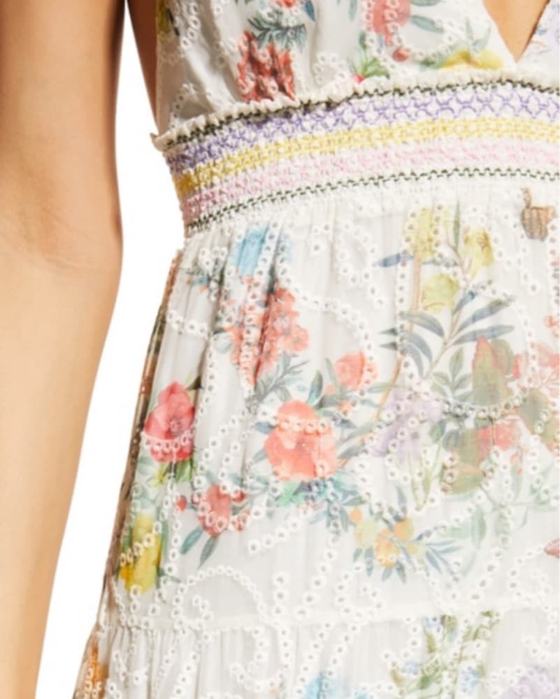 Alice & Olivia Karolina Floral Maxi Dres - Image 3
