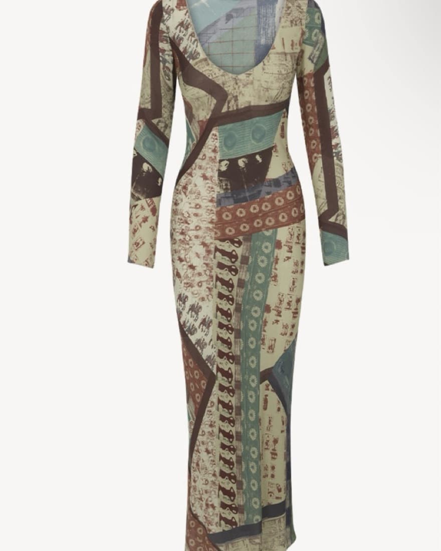 Printed Realisation Par Maxi Dress - Image 1