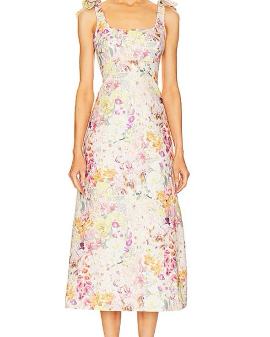 Zimmermann Floral Midi Dress - Image 1