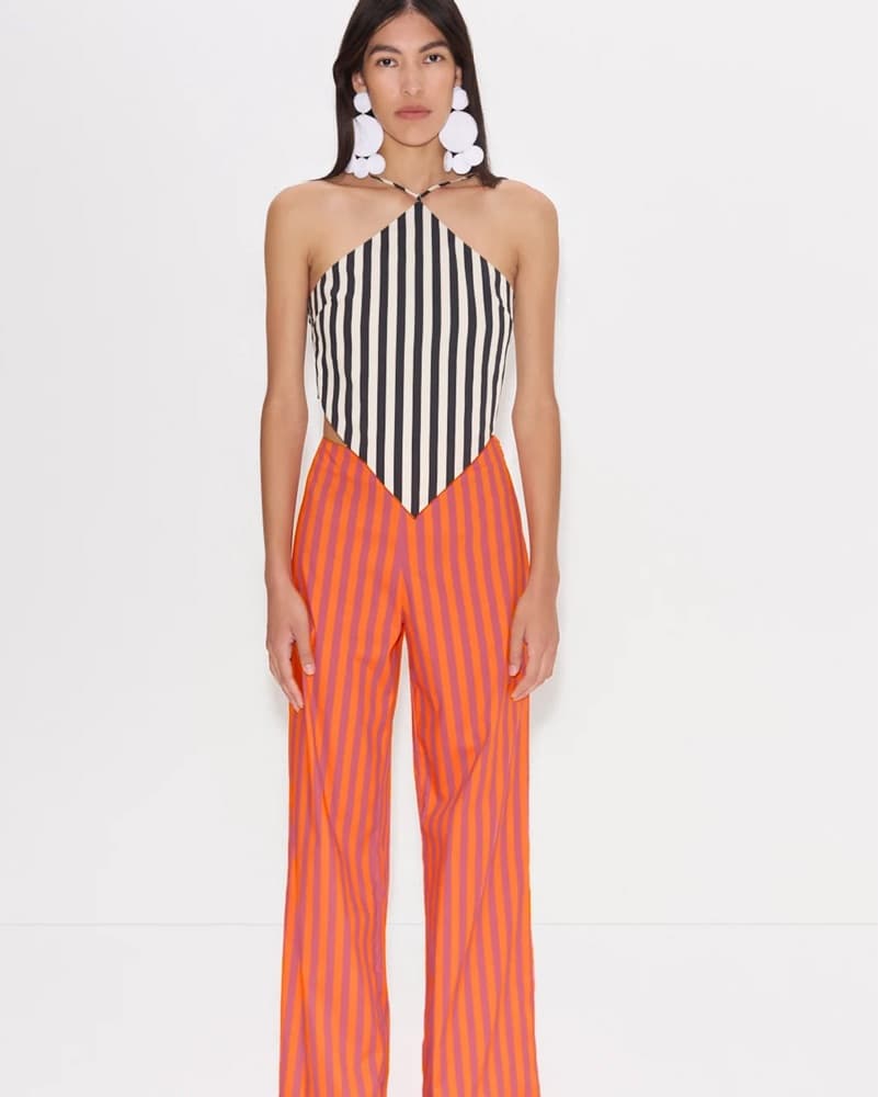 Simon Miller Stripe Halter Top - Image 3