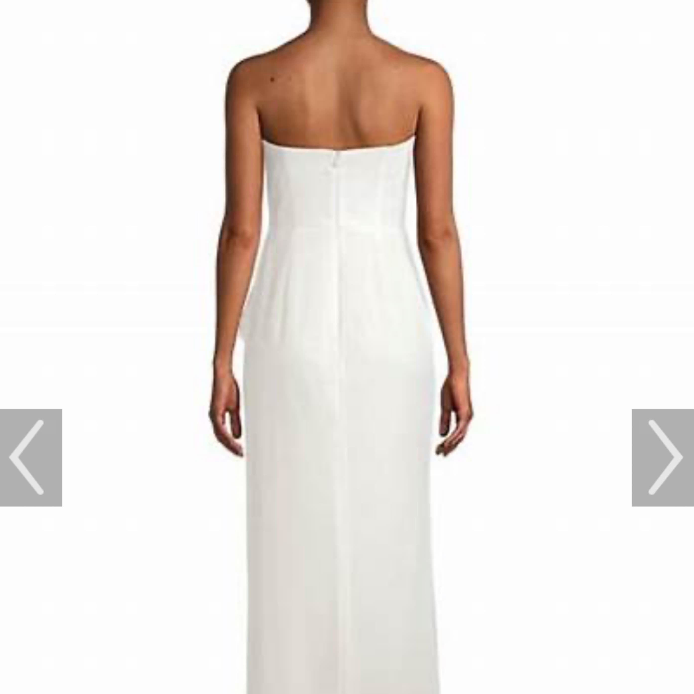Katie May Baby Cakes Chiffon Gown White - Image 4