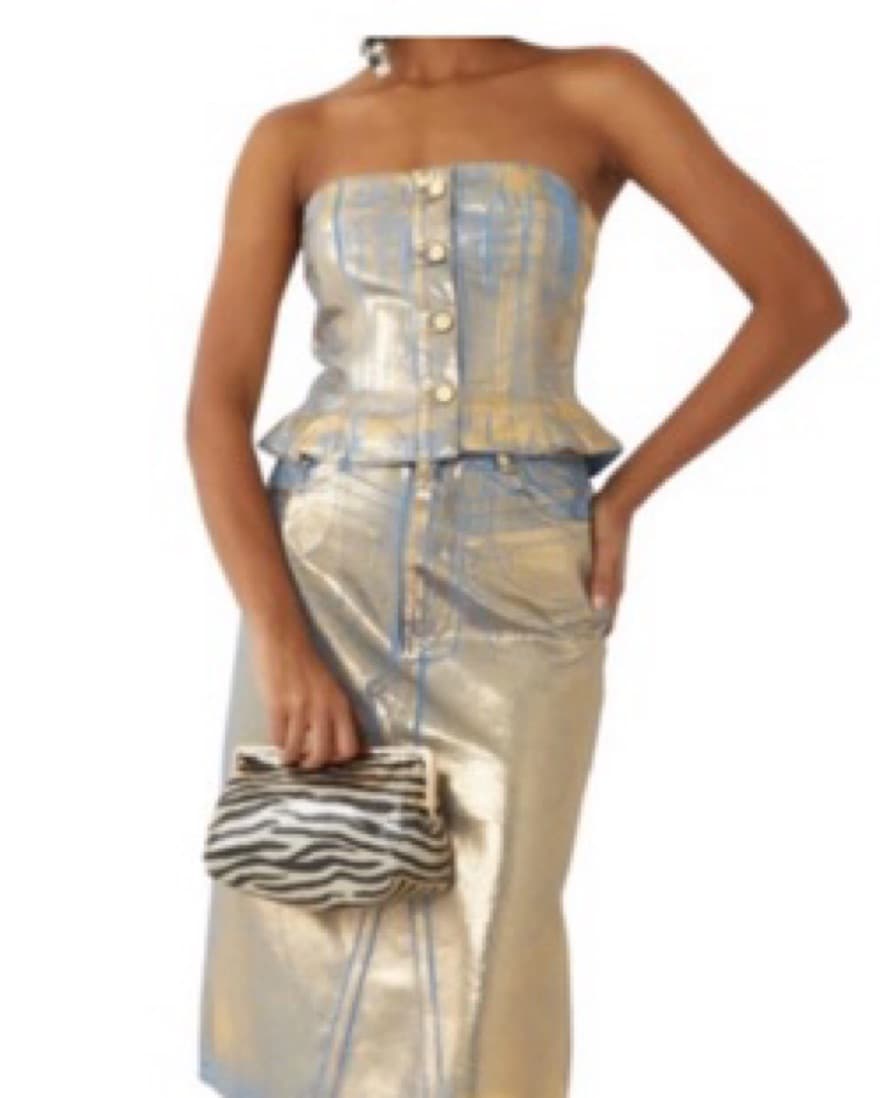 Ganni Denim Corset - Image 3