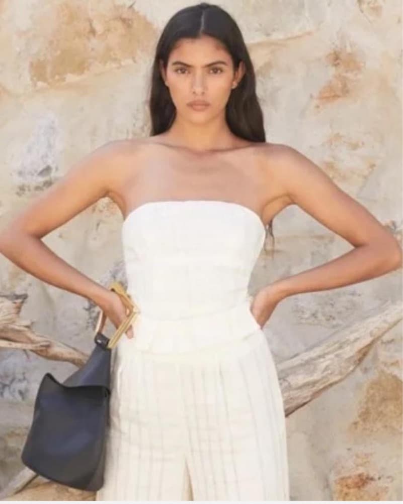 Cult Gaia Tiff Linen Tube Top  - Image 1