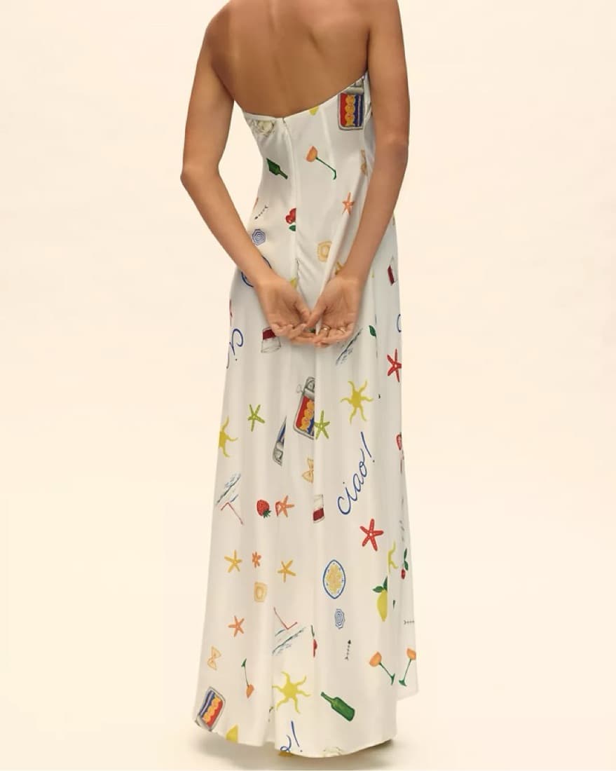 Strapless Maxi Dress - Image 3