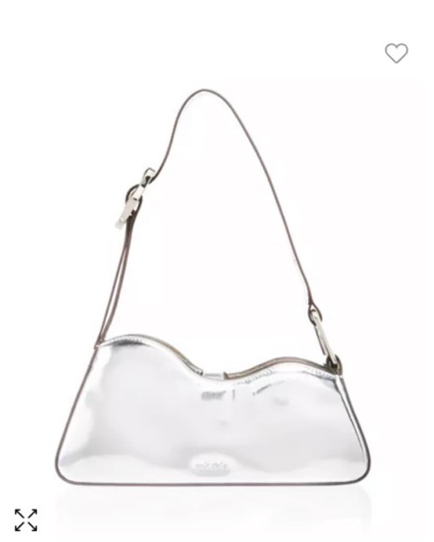 Cult Gaia Structured Silver Bag  - Image 1