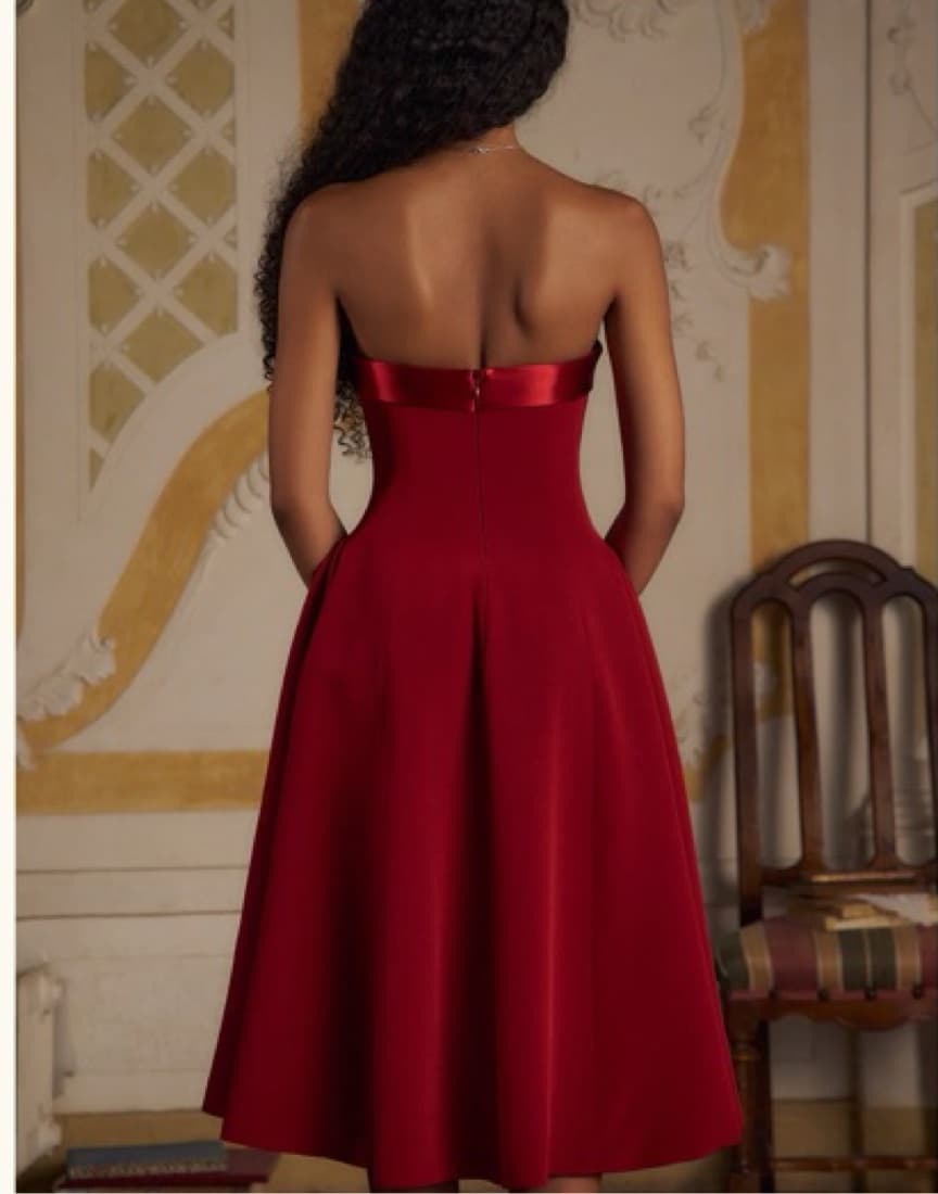 Mirror Palais Strapless Opera Dress - Image 2