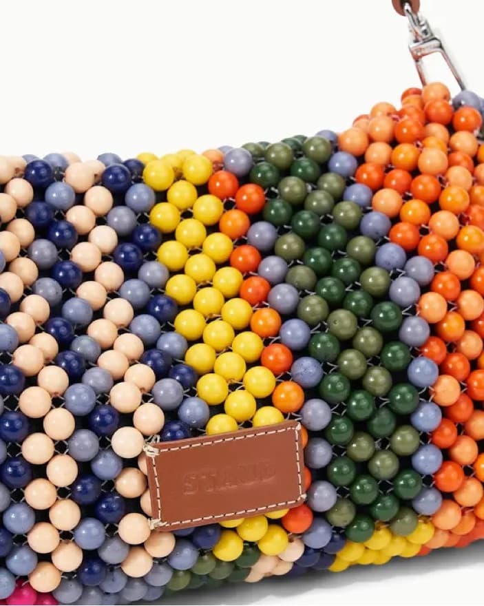 STAUD Timmy Beaded Shoulder Bag - Image 3