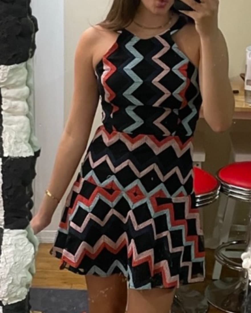 Retro Mini Dress - Image 4